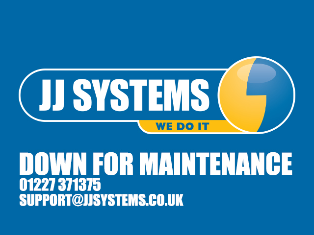 JJS Holding Page - Down For Maintenance
