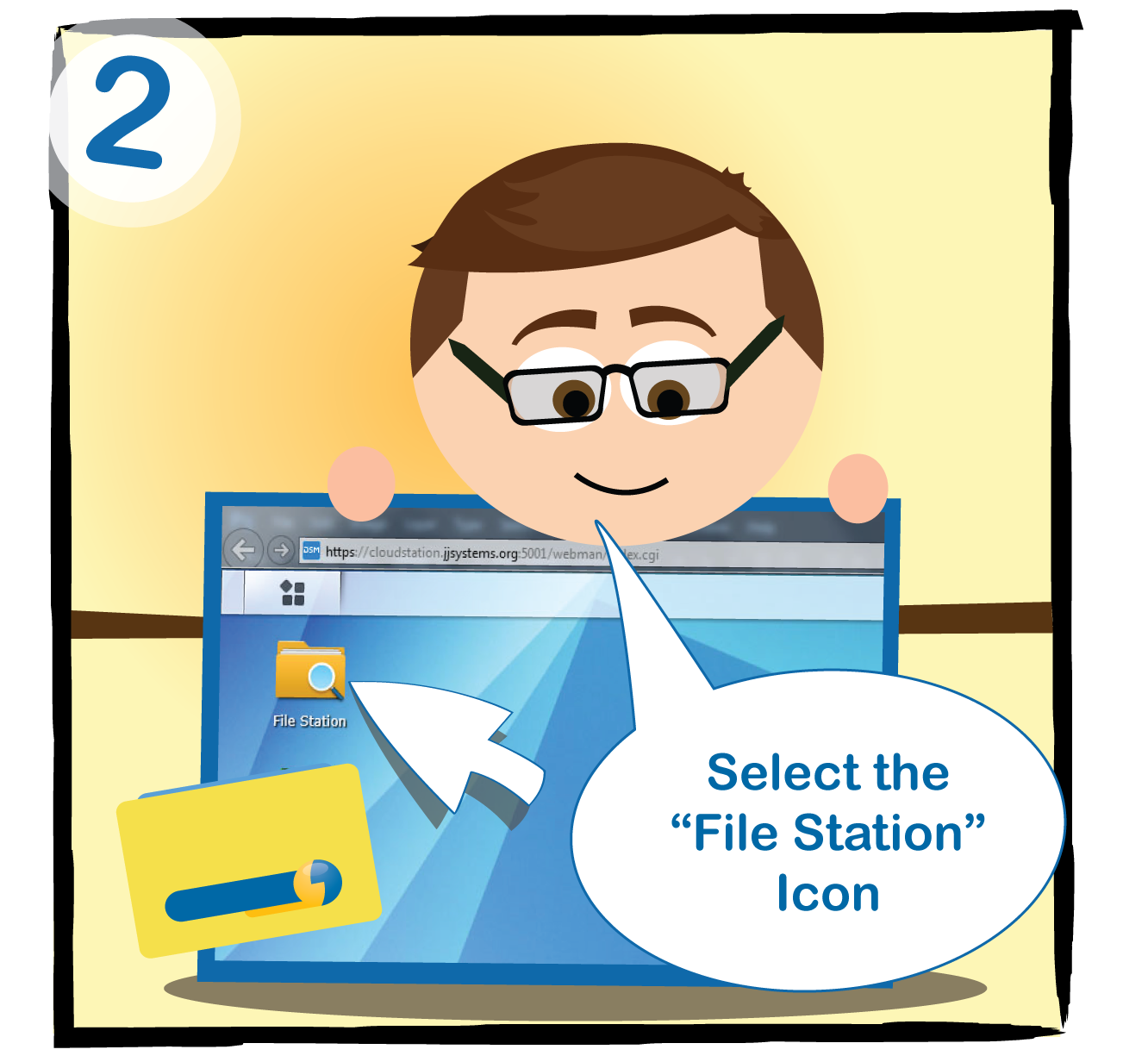 Select the 'File Station' Icon